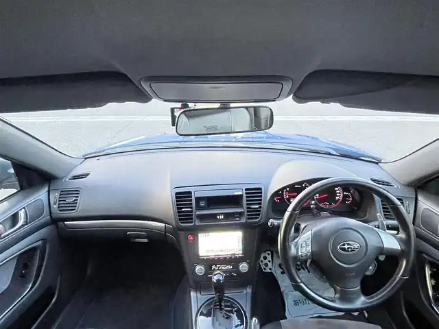 スバル レガシィ ツーリングワゴン tuned by STI 群馬県 2007(平19)年 7.3万km WRブルー ７型ＳＤナビ　/フルセグ　/ＢＲＥＭＢＯ黒キャリパー　/ＳＴＩマフラー　/ＳＴＩ純正１６ＡＷ　/ＳＴＩハーフレザーシート　/バックカメラ　/ドラレコ　/パドルシフト　/前席パワーシート　/純正フロアマット　/スマートキー/Bluetooth/本革ステアリング/RAYSホイールナット/フォグランプ/シートセットポジションメモリー/ETC/ベンチシート/パワーステアリング