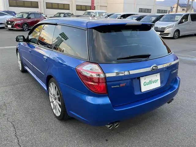スバル レガシィ ツーリングワゴン tuned by STI 群馬県 2007(平19)年 7.3万km WRブルー ７型ＳＤナビ　/フルセグ　/ＢＲＥＭＢＯ黒キャリパー　/ＳＴＩマフラー　/ＳＴＩ純正１６ＡＷ　/ＳＴＩハーフレザーシート　/バックカメラ　/ドラレコ　/パドルシフト　/前席パワーシート　/純正フロアマット　/スマートキー/Bluetooth/本革ステアリング/RAYSホイールナット/フォグランプ/シートセットポジションメモリー/ETC/ベンチシート/パワーステアリング