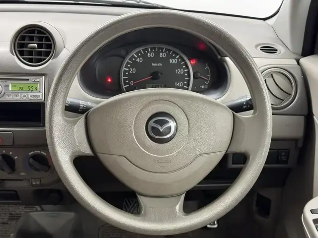 マツダ キャロル GⅡ 三重県 2007(平19)年 5.9万km シルキーシルバーメタリック ガソリン/FF/5F/CDチューナー/安全/・ABS/・運転席・助手席エアバッグ/・プリテンショナー付3点シートベルト/装備/・マニュアルエアコン/・電動格納ドアミラー/・キーレスエントリー/・リモコンキーx1/・パワーステアリング/・全ドアパワーウインドウ/・純正ホイールキャップ＋13インチスチールホイール/・純正フロアマット/・ドアバイザー/など