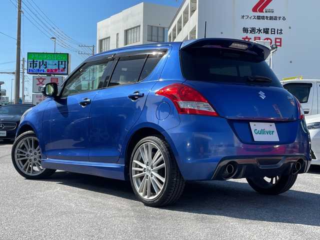 スズキ スイフト スポーツ 沖縄県 2015(平27)年 4.4万km ブーストブルーパールメタリック 58号宜野湾店、成約車両の為、落札NG車輌になります。/SDナビ/フルセグテレビ/ウィンカーミラー/ドアバイザー/プッシュスタート/ETC/HID/フォグライト/SD、USB