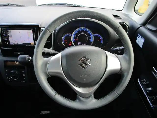 スズキ スペーシア カスタム XS 岡山県 2013(平25)年 8.8万km ブルーイッシュブラックパール3 社外SDナビ/ワンセグテレビ/Bluetooth/両側パワースライドドア/社外ドライブレコーダー（フロント・リア）/HIDヘッドライト/オートライト/フォグライト/ウィンカーミラー/純正14AW/純正フロアマット/ETC/スマートキー/プッシュスタート