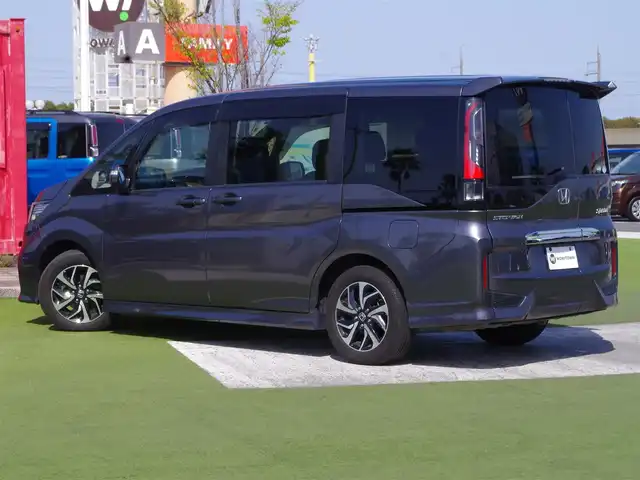 ホンダ ステップワゴン スパーダ ホンダセンシング 千葉県 2019(平31)年 5.1万km モダンスティールM ホンダセンシング/・衝突軽減ブレーキ（CMBS）/・車線維持支援システム（LKAS）/・アダプティブクルーズコントロール（ACC）/・後方誤発進抑制機能/・誤発進抑制機能/両側パワースライドドア/純正SDナビ/地デジTV/【DVD/CD再生機能　Bluetooth接続】/バックカメラ/革巻きステアリング/ステアリングスイッチ/パドルシフト/ETC/LEDヘッドライト/フォグライト/ウインカーミラー/コーナーセンサー/純正16インチアルミホイル/Honda スマートキー