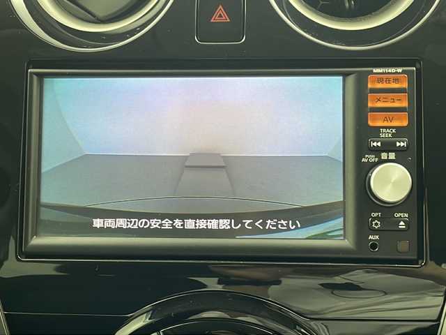 日産 ノート XVセレ +セーフ 大阪府 2014(平26)年 3.7万km インペリアルアンバーP 純正ナビ/バックカメラ　/ドライブレコーダー　/衝突軽減システム　/横滑り防止装置　/レーンキープアシスト　/アイドリングストップ　/プッシュスタート　/スマートキー　/フロアマット　/ドアバイザー　/電動格納ミラー