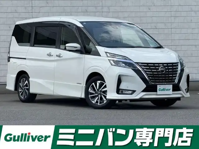 日産 セレナ ハイウェイスター V 福岡県 2020(令2)年 2.5万km ブリリアントホワイトパール 純正10型SDナビ(フルセグTV/CD/DVD/BT)アラウンドビューモニタープロパイロットエマージェンシーブレーキコーナーセンサーBSM両側パワスラドラレコETCUSBポート純正LEDヘッドライト純正16インチアルミホイール純正フロアマットスマートキープッシュスタート