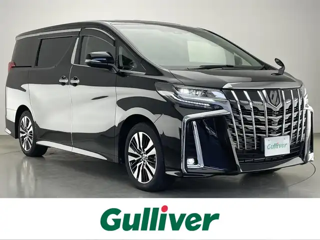 トヨタ アルファード S Cパッケージ 愛知県 2022(令4)年 2.9万km ブラック 純正ディスプレイナビ　ミラキャスト　USB　ツインムーンルーフ　デジタルインナーミラー　黒革　シートヒーター　エアシート　ハンドルヒーター　ＢＳＭ　両側パワスラ　トヨタセーフティセンス　衝突軽減装置　追従クルコン　三眼ＬＥＤオートライト　フォグランプ　AC100V電源　コーナーセンサー　オットマン　前後ドラレコ　禁煙車