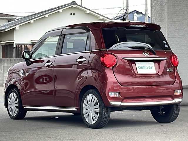 ダイハツ キャスト スタイル X 愛媛県 2016(平28)年 10.1万km ファイアークォーツレッドM 社外ナビ(AVIC-RZ200)/・ワンセグ/・CD/SD/スマートキー/プッシュスタート/アイドリングストップ/ETC/純正フロアマット/ISO FIX/ハロゲンヘッドライト/ドアバイザー/保証書/取扱説明書