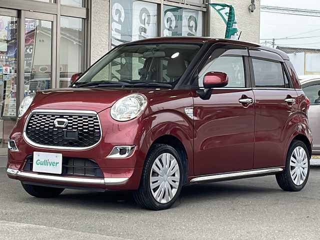 ダイハツ キャスト スタイル X 愛媛県 2016(平28)年 10.1万km ファイアークォーツレッドM 社外ナビ(AVIC-RZ200)/・ワンセグ/・CD/SD/スマートキー/プッシュスタート/アイドリングストップ/ETC/純正フロアマット/ISO FIX/ハロゲンヘッドライト/ドアバイザー/保証書/取扱説明書