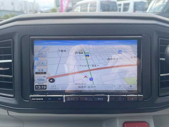 ダイハツ ミラ イース X リミテッド SAⅢ 福島県 2021(令3)年 2万km スプラッシュブルーM 4WD/衝突軽減ブレーキ/社外SDナビ/（DVD/FM/AM/Bluetooth/HDMI)/フルセグTV/バックカメラ/コーナーセンサー/横滑り防止装置/アイドリングストップ/LEDヘッドライト/オートライト/オートハイビーム/純正フロアマット/電動格納ミラー/ETC/記録簿/取扱説明書