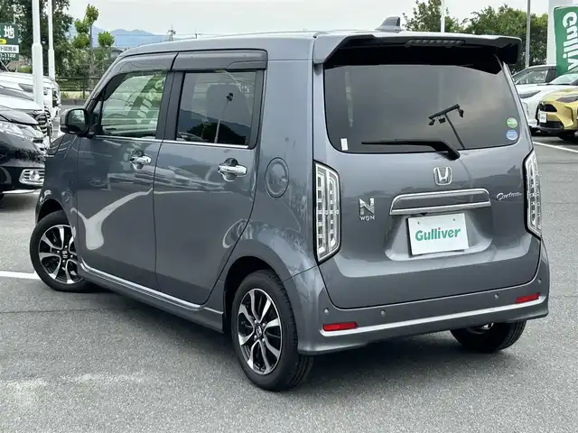 ホンダ Ｎ ＷＧＮ カスタム L ホンダセンシング 奈良県 2020(令2)年 5.7万km シャイニンググレーM 純正ナビ　/フルセグＴＶ　/ビルドインＥＴＣ　/Ｂｌｕｅｔｏｏｔｈ　/ＣＤチェンジャー　/ＤＶＤ再生機能　/ＵＳＢ入力端子/バックカメラ　/クルーズコントロール　/純正フロアマット　/純正アルミホイール　/シートヒーター（運転席）/スペアキー/コーナーセンサー/横滑り防止装置/盗難防止装置/レーンキープアシスト/盗難防止装置/オートライト/LEDヘッドライト