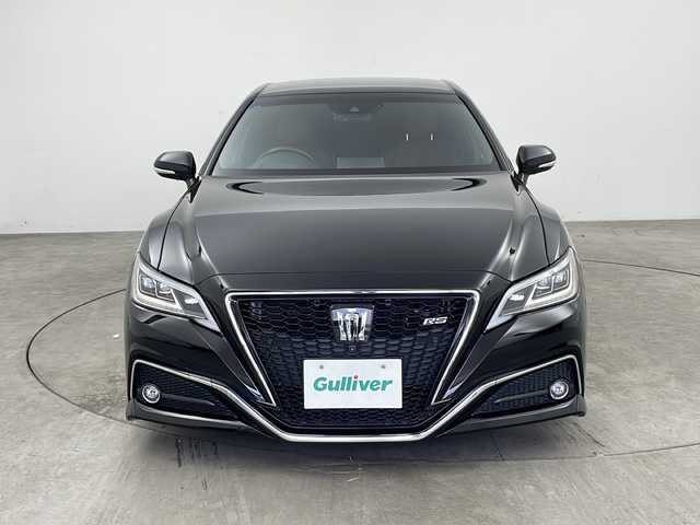 トヨタ クラウン RS アドバンス 兵庫県 2019(平31)年 4.3万km ブラック ・純正ナビ&CD&TV&BT&USB&SD&Miracast/・アラウンドビューモニター/・ビルトインETC2.0/・3眼LEDライト/・RS-Rダウンサス/・SSR21インチアルミホイール/・LEDシーケンシャルターンランプ/・ガナドールマフラー/・トヨタセーフティセンス/・プリクラッシュセーフティ/・ブラインドスポットモニター/・レーンディパーチャーアラート/・クリアランスソナー/・オートハイビーム/・オートライト/・レーダークルーズコントロール/・デジタルインナーミラー/・合皮スエードコンビシート/・前席シートヒーター/・ステアリングヒーター/・ドアミラーヒーター/・nanoe/・スマートキー/・ヘッドアップディスプレイ/・アイドリングストップ/・パーキングアシスト/・LEDフォグ
