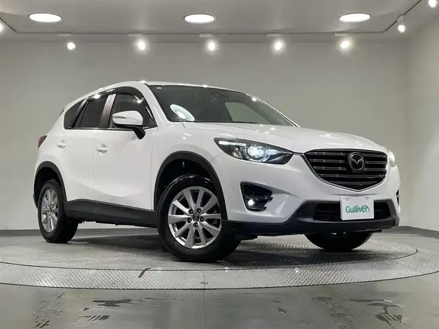 マツダ ＣＸ－５ XD Lパッケージ 愛知県 2015(平27)年 13.3万km クリスタルホワイトパールマイカ 純正ナビ/・AM/FM/CD/DVD/Bluetooth/・フルセグテレビ/衝突被害軽減ブレーキ/ブラインド・スポット・モニタリング/車線逸脱警報システム/トラクションコントロールシステム/バックカメラ/ETC/ドライブレコーダー/アイ・ストップ（ｉ－ｓｔｏｐ）/レザーシート/シートヒーター（D席＋N席）/パワーシート（D席＋N席）/純正17インチアルミホイル/LEDヘッドライト/オートライト/オートエアコン/スマートキー/スペアキー/プッシュスタートボタン/純正フロアマット/保証書/取扱説明書