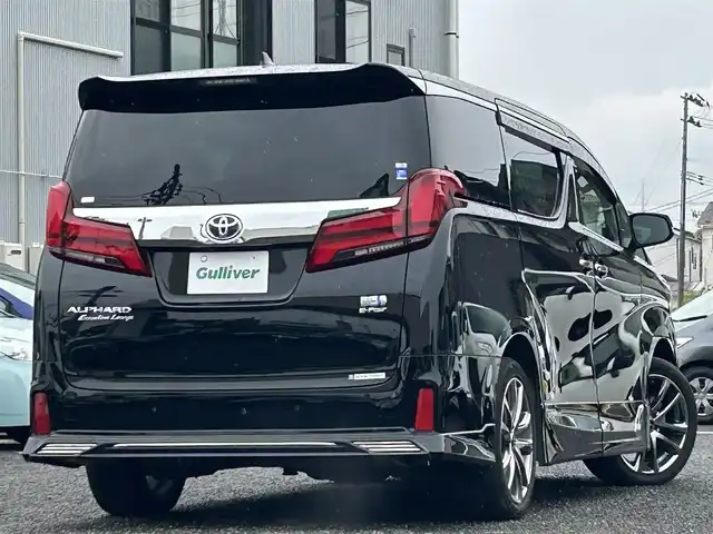 トヨタ アルファードハイブリット エグゼクティブ ラウンジ S 宮城県 2021(令3)年 5.4万km ブラック /1オーナー//Wサンルーフ//TRDエアロパーツ＆マフラーセット//TRDアルミホイール//純正JBLプレミアムサウンドナビ//デジタルインナーミラー//アラウンドビューモニター//フリップダウンモニター//レーダークルーズコントロール//ビルトインETC２．０//メモリーシート//電動リアゲート//ハンドルヒーター//シートヒーター/エアシート//プリクラッシュセーフティ//レーンキープアラート//パーキングアシスト//AC100V//スマートキーx2//エンジンスターター一体型スマートキー//純正フロアマット//社外レーダー探知機