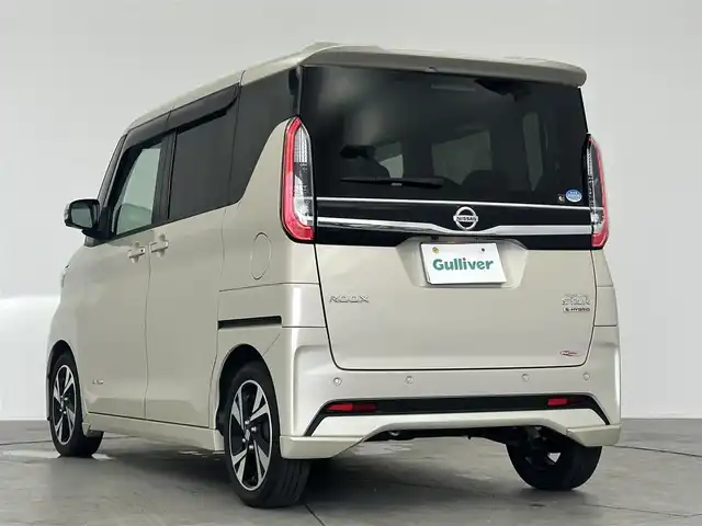 日産 ルークス HWS Gターボ プロパイロットED 愛知県 2020(令2)年 5.2万km フローズンバニラパール 純正9型ナビ（フルセグ、CD、DVD、Bluetooth）/全方位カメラ/プロパイロット/両側パワスラドア/ドラレコ/ETC/衝突軽減ブレーキ/レーンキープアシスト/オートハイビーム/LEDヘッドライト/フォグライト/スマートキー/純正15インチアルミホイール/純正フロアマット/三点エアバック/オートライト/横滑り防止装置/アイドリングストップ