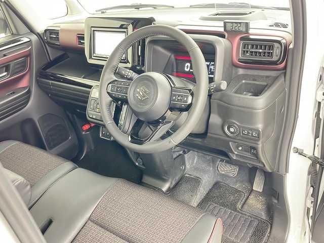 スズキ スペーシア カスタム HYBRID XS 道央・札幌 2024(令6)年 0.6万km ピュアホワイトP ・4WD/・社外ナビ&CD&DVD&SD&BT&TV/・両側パワースライドドア/・スズキセーフティサポート/・衝突軽減ブレーキ/・車線逸脱抑制機能/・標識認識機能/・アダプティブクルーズコントロール/・パーキングセンサー/・オートマチックハイビーム/・ヘッドアップディスプレイ/・ハーフレザーシート/・前席シートヒーター/・ステアリングヒーター/・ドアミラーヒーター/・LEDヘッドライト/・LEDフォグランプ/・オートライト/・純正フロアマット/・スマートキー/・スペアキー/・社外15インチAW