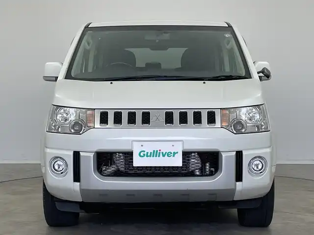 三菱 デリカＤ：５ D－Power package 新潟県 2014(平26)年 6万km ウォームホワイトパール 4WD/DIATONEメモリナビ/　フルセグTV/Bluetooth/CD/DVD/クルーズコントロール/前席シートヒーター/両側パワースライドドア/バックモニター/ビルトインETC/横滑り防止装置/オートライト/パドルシフト/レザーステアリング/禁煙車