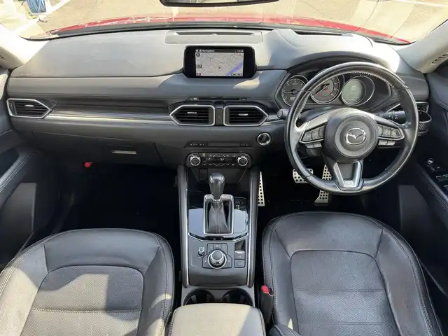 マツダ ＣＸ－５ XD Lパッケージ 愛媛県 2017(平29)年 8.6万km ソウルレッドクリスタルM プッシュスタート/純正メーカーナビ（FM/AM/BT/USB/CD/DVD/TV）/バックカメラ/ETC/クルーズコントロール/アイドリングストップ/シートヒーター/ハンドルヒーター/オートライト/パワーバックドア/パワーシート/ドライブレコーダー