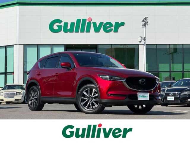 マツダ ＣＸ－５ XD Lパッケージ 愛媛県 2017(平29)年 8.6万km ソウルレッドクリスタルM プッシュスタート/純正メーカーナビ（FM/AM/BT/USB/CD/DVD/TV）/バックカメラ/ETC/クルーズコントロール/アイドリングストップ/シートヒーター/ハンドルヒーター/オートライト/パワーバックドア/パワーシート/ドライブレコーダー