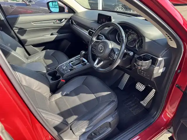 マツダ ＣＸ－５ XD Lパッケージ 愛媛県 2017(平29)年 8.6万km ソウルレッドクリスタルM プッシュスタート/純正メーカーナビ（FM/AM/BT/USB/CD/DVD/TV）/バックカメラ/ETC/クルーズコントロール/アイドリングストップ/シートヒーター/ハンドルヒーター/オートライト/パワーバックドア/パワーシート/ドライブレコーダー