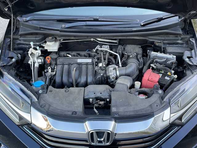 ホンダ シャトル ハイブリッド X 福島県 2015(平27)年 10.4万km ミッドナイトブルービームM 4WD ナビ フルセグTV シティブレーキ クルーズコントロール ETC パドルシフト 革巻きステアリング オートライト フォグランプ 社外アルミホイール 横滑り防止 スマートキー