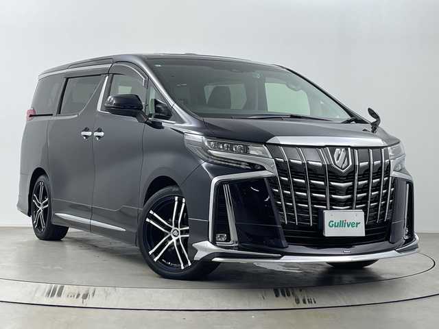 トヨタ アルファード S Cパッケージ 埼玉県 2021(令3)年 3万km スパークリングブラックパールクリスタルシャイン トヨタセーフティセンス/モデリスタフルエアロ/サンルーフ/純正フリップダウンモニター/両側パワースライドドア/純正メモリナビ/CD/DVD/Bluetooth/バックカメラ/追従機能付クルーズコントロール/デジタルインナーミラー/ビルトインETC2.0/前席シートヒーター/前席エアシート/ステアリングヒーター/社外１９インチアルミホイール/純正フロアマット/プッシュスタート/スマートキー