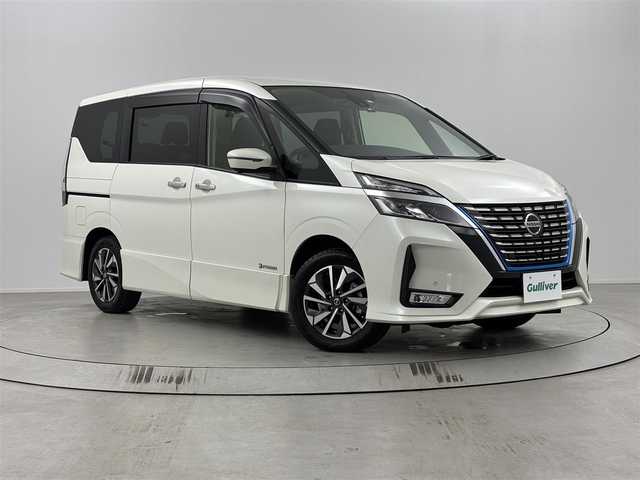 日産 セレナ e－パワー ハイウェイスター V 埼玉県 2020(令2)年 2.3万km ブリリアントホワイトパール 純正10型ナビ/(Bluetooth/Blu-ray/CD/DVD/AM/FM)/地デジフルセグ/バックカメラ/アラウンドビューモニター/前後ドライブレコーダー/ETC/プロパイロット/アダプティブクルーズコントロール/車線逸脱警報/車線逸脱防止支援/ブラインドスポットモニター/標識認識機能/両側パワースライドドア/電子パーキングシステム/オートブレーキホールド/ドライブモードセレクト/ステアリングリモコン/フロントフォグランプ/ロールサンシェード/純正フロアマット/純正ドアバイザー/純正16インチアルミホイール