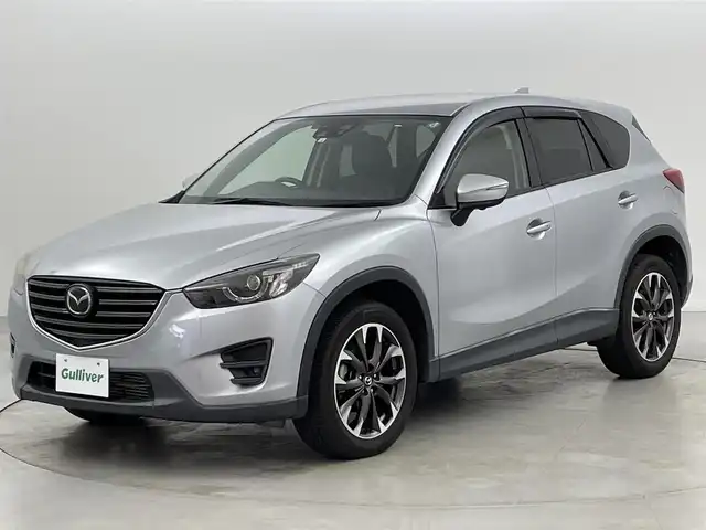 マツダ ＣＸ－５ XD Lパッケージ 福岡県 2016(平28)年 5.4万km ソニックシルバーM 純正ナビ（ＢＴ，フルセグＴＶ）　/Ｂ．Ｓカメラ　/ＥＴＣ　/コーナーセンサー　/ＡＣＣ　/衝突軽減　/レーンキープ　/ＢＳＭ　/ＭＴモード付き　/黒革シート　/シートヒーター　/パワー／メモリーシート　/純正１９インチＡＷ