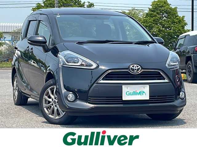 トヨタ シエンタ G 道央・札幌 2017(平29)年 10.2万km ブラックマイカ ４WD/寒冷地仕様/社外SDナビ/CD/DVD/BT/フルセグTV/横滑り防止システム/両側パワースライドドア/ワイパーデアイサー/ステアリングスイッチ/純正エンジンスターター/バックカメラ/ETC/プッシュスタート/スマートキー/冬タイヤAW付き積込/185/60R15　2022年 山5mm