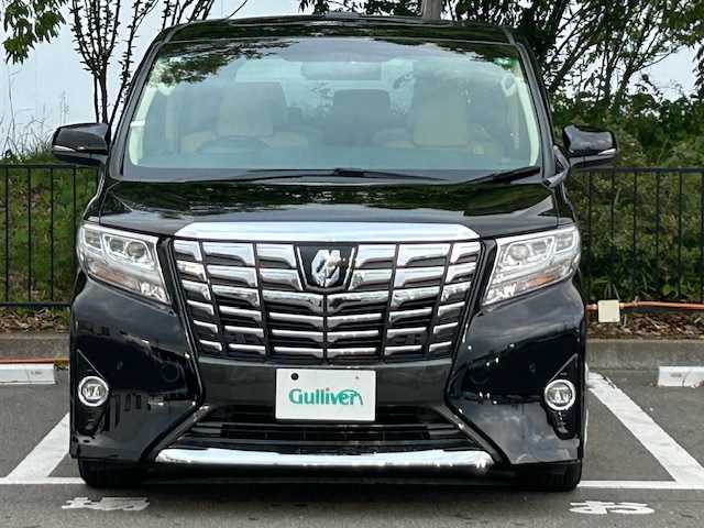 トヨタ アルファード G 宮城県 2017(平29)年 3.1万km ブラック Toyota safety Sense/・プリクラッシュセーフティ/・レーンディパーチャーアラート/・プロアクティブドライビングアシスト/・クルーズコントロール/ディーラーオプション純正SDナビ/純正ビルドインETC2.0/Bluetooth/純正後席用フリップダウンモニター/バックカメラ/フルセグTV/サンルーフ/純正フロアマット/ドライブレコーダー/パワーシート/両側パワースライドドア/電動リアゲート/コーナーセンサー/純正アルミホイール