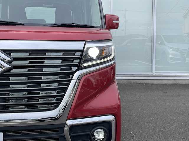 スズキ スペーシア カスタム HYBRID GS 神奈川県 2018(平30)年 6.1万km フェニックスレッドパール 純正ナビ（フルセグ　Bluetooth　CD/DV）　/レーンキープアシスト　/ドライブレコーダー　/シートヒーターD席　/片側パワースライドドア　/オートマチックハイビーム　/LEDヘッドライト　/Wエアバック/純正フロアマット/純正アルミホイル/ABS/横滑り防止装置/衝突被害軽減システム/スマートキー