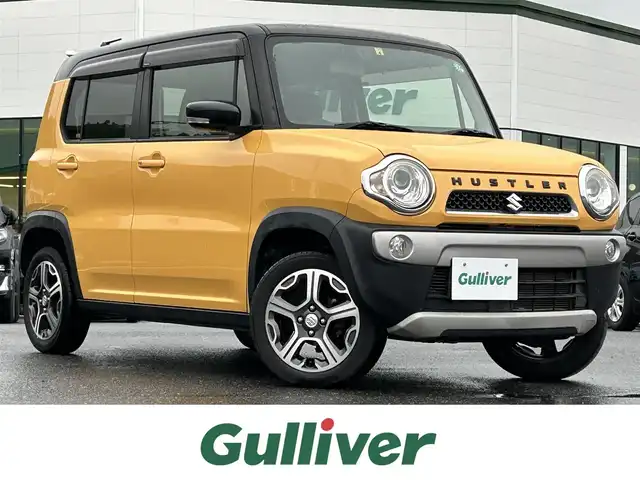 スズキ ハスラー X 島根県 2016(平28)年 8.8万km アクティブイエロー/ブラック2トーンルーフ デュアルカメラブレーキサポート/純正ナビ/CD/DVD/DTV/Bluetooth/シートヒーター /アイドリングストップ/HIDオートライト/ステアリングスイッチ/スマートキー/スペアキー /プッシュスタート /純正フロアマット/純正ドアバイザー