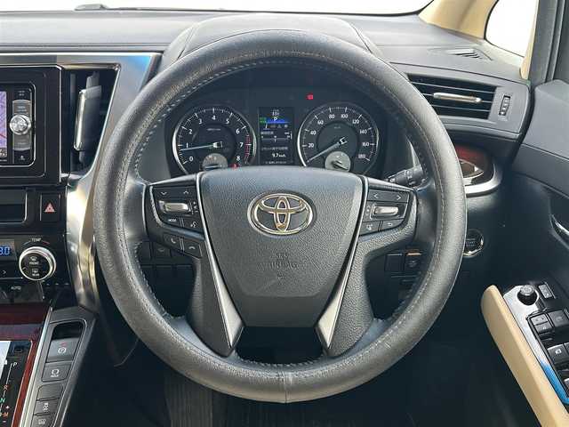 トヨタ アルファード X 岩手県 2015(平27)年 7.9万km ブラック ４WD/純正メモリナビ/　　CD/BT/フルセグTV/LEDオートライト/純正16インチアルミホイール/クリアランスソナー/寒冷地仕様/スマートキー/ビルトインETC