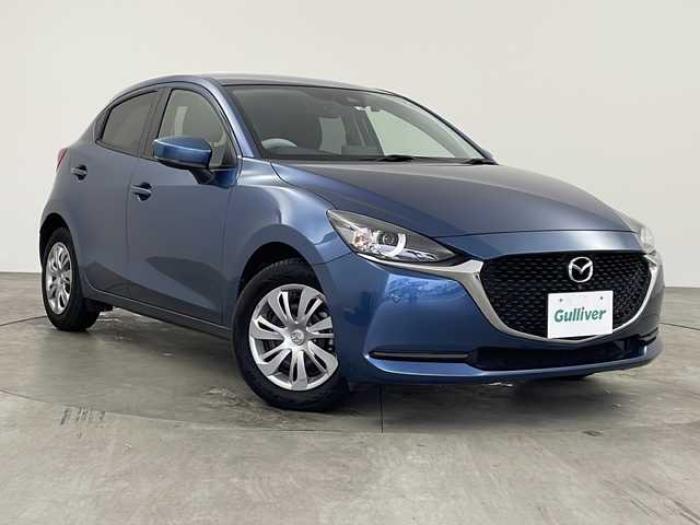 マツダ マツダ２ 15S ブラックトーンED 兵庫県 2022(令4)年 1.7万km エターナルブルーマイカ ・純正ナビ&Bluetoothオーディオ&TV&CD/DVD&AUX/USB接続/・全方位カメラ/・ETC/・衝突被害軽減ブレーキ/・ブラインドスポットモニター/・レーンキープアシスト/・LEDオートライト/・前後コーナーセンサー/・前後ドライブレコーダー/・クリアランスソナー/・W＋サイドエアバック/・エンジンスタートボタン/・アイドリングストップ/・AACエアコン/・スマートキー
