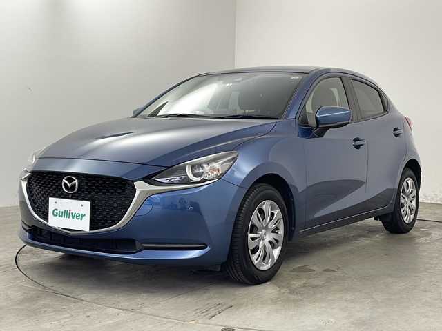 マツダ マツダ２ 15S ブラックトーンED 兵庫県 2022(令4)年 1.7万km エターナルブルーマイカ ・純正ナビ&Bluetoothオーディオ&TV&CD/DVD&AUX/USB接続/・全方位カメラ/・ETC/・衝突被害軽減ブレーキ/・ブラインドスポットモニター/・レーンキープアシスト/・LEDオートライト/・前後コーナーセンサー/・前後ドライブレコーダー/・クリアランスソナー/・W＋サイドエアバック/・エンジンスタートボタン/・アイドリングストップ/・AACエアコン/・スマートキー