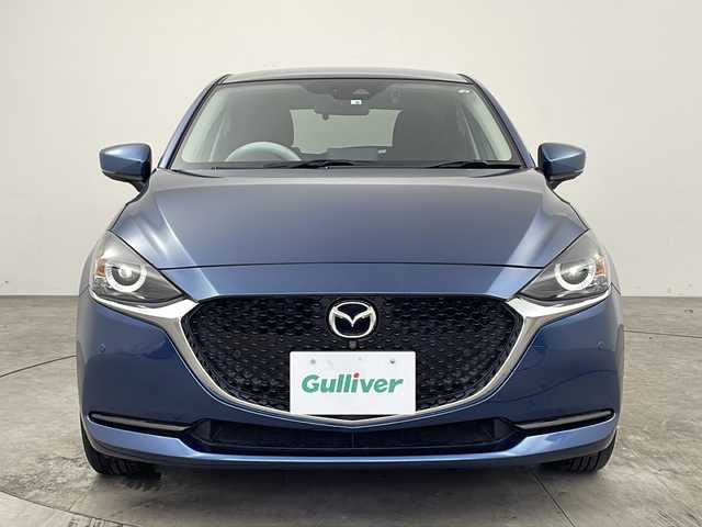 マツダ マツダ２ 15S ブラックトーンED 兵庫県 2022(令4)年 1.7万km エターナルブルーマイカ ・純正ナビ&Bluetoothオーディオ&TV&CD/DVD&AUX/USB接続/・全方位カメラ/・ETC/・衝突被害軽減ブレーキ/・ブラインドスポットモニター/・レーンキープアシスト/・LEDオートライト/・前後コーナーセンサー/・前後ドライブレコーダー/・クリアランスソナー/・W＋サイドエアバック/・エンジンスタートボタン/・アイドリングストップ/・AACエアコン/・スマートキー