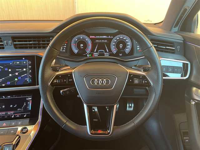 アウディ Ａ６ 40TDIクワトロ Sライン 愛知県 2021(令3)年 5万km ミトスブラックメタリック 純正ナビ /フルセグTV /CD/DVD/Bluetooth/360度カメラ /マトリクスLEDヘッドライト /黒革シート/シートヒーター /ハンドルヒーター /パワーテールゲート /ACC /ブラインドスポット /レーンキープ /ATホールド/純正21インチアルミホイール/スマートキー