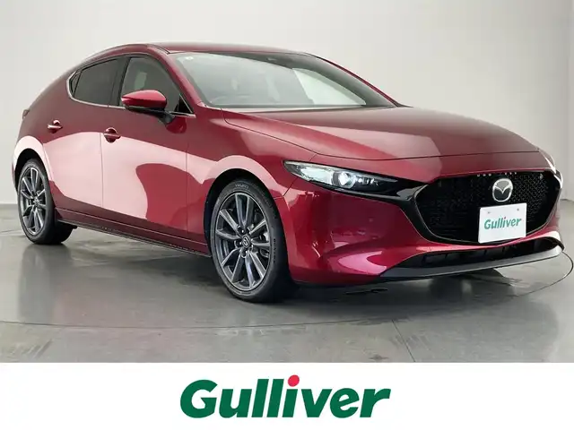 マツダ マツダ３ファストバック XD バーガンディセレクション 愛知県 2019(令1)年 5.8万km ソウルレッドクリスタルM 純正ナビ　フルセグＴＶ　ＤＶＤ　ＨＤＭＩ　ワイン革　シートヒーター　ハンドルヒーター　衝突軽減　追従クルコン　車線逸脱　ＬＥＤオートライト　コーナーセンサー　バックカメラ　パドルシフト　ＥＴＣ　禁煙車