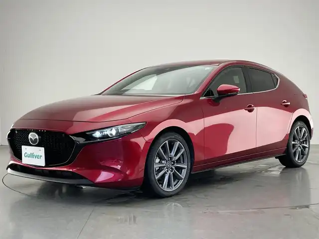 マツダ マツダ３ファストバック XD バーガンディセレクション 愛知県 2019(令1)年 5.8万km ソウルレッドクリスタルM 純正ナビ　フルセグＴＶ　ＤＶＤ　ＨＤＭＩ　ワイン革　シートヒーター　ハンドルヒーター　衝突軽減　追従クルコン　車線逸脱　ＬＥＤオートライト　コーナーセンサー　バックカメラ　パドルシフト　ＥＴＣ　禁煙車