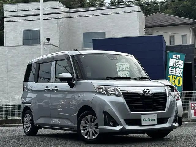 トヨタ ルーミー X S 熊本県 2018(平30)年 3.6万km ブライトシルバーM ワンオーナー/純正ナビ（NSZT-W68T）/【フルセグTV/CD/DVD/Bluetooth/ラジオ】/バックカメラ/片側パワースライドドア/プリクラッシュセーフティ/コーナーセンサー/アイドリングストップ/横滑り防止機能/前席シートヒーター/ドライブレコーダー（AN-R066）/ビルトインETC/オートライト/オートハイビーム/フォグランプ/純正フロアマット/純正ドアバイザー/スマートキー/保証書/取扱説明書