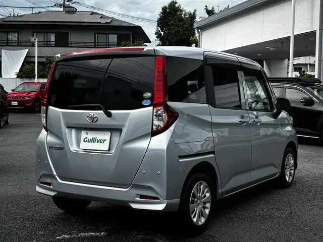 トヨタ ルーミー X S 熊本県 2018(平30)年 3.6万km ブライトシルバーM ワンオーナー/純正ナビ（NSZT-W68T）/【フルセグTV/CD/DVD/Bluetooth/ラジオ】/バックカメラ/片側パワースライドドア/プリクラッシュセーフティ/コーナーセンサー/アイドリングストップ/横滑り防止機能/前席シートヒーター/ドライブレコーダー（AN-R066）/ビルトインETC/オートライト/オートハイビーム/フォグランプ/純正フロアマット/純正ドアバイザー/スマートキー/保証書/取扱説明書