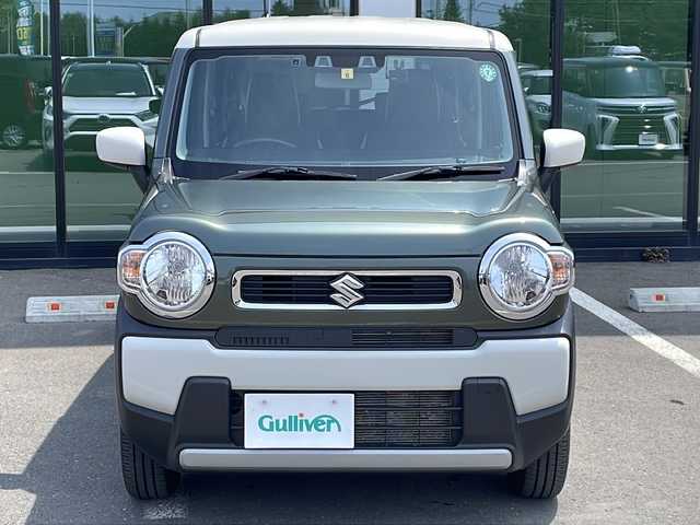スズキ ハスラー HYBRID G 道東・釧路十勝 2023(令5)年 5.3万km クールカーキパールメタリック/ソフトベージュメタリック ・４WD/・社外メモリナビ/（CD/Bluetooth/FM/AM/AUX)/・バックカメラ/・スマートキー/・プッシュスタート/・ETC/・社外前後ドライブレコーダー/・アイドリングストップ/・デュアルカメラブレーキサポート/・横滑り防止機能/・盗難防止機能/・レーンキープアシスト/・レーダークルーズコントロール/・ダウンヒルアシストコントロール/・オートライト