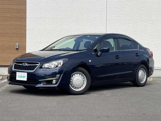 スバル インプレッサ Ｇ４ 1．6i－L 秋田県 2016(平28)年 7.6万km ダークブルーパール ４WD/社外ナビ/バックカメラ/リモコンキー/純正エンジンスターター/アイドリングストップ/プッシュスタート/MTモード付AT/ステアリングスイッチ/ETC/パドルシフト/社外フロアマット/社外ドアバイザー/オートライト/オートエアコン/パワーステアリング/パワーウィンドウ/横滑り防止/盗難防止装置/寒冷地仕様/電動格納ミラー/保証書/取扱説明書/記録簿