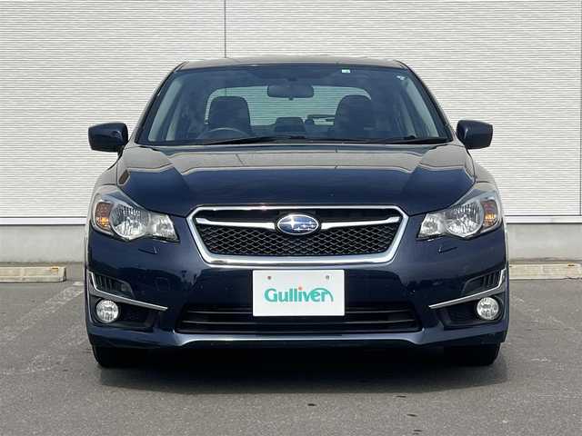 スバル インプレッサ Ｇ４ 1．6i－L 新潟県 2016(平28)年 7.6万km ダークブルーパール ４WD/社外ナビ/バックカメラ/リモコンキー/純正エンジンスターター/アイドリングストップ/プッシュスタート/MTモード付AT/ステアリングスイッチ/ETC/パドルシフト/社外フロアマット/社外ドアバイザー/オートライト/オートエアコン/パワーステアリング/パワーウィンドウ/横滑り防止/盗難防止装置/寒冷地仕様/電動格納ミラー/保証書/取扱説明書/記録簿
