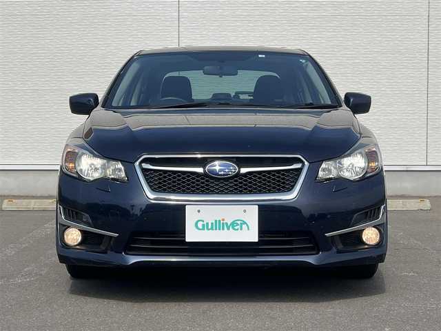 スバル インプレッサ Ｇ４ 1．6i－L 新潟県 2016(平28)年 7.6万km ダークブルーパール ４WD/社外ナビ/バックカメラ/リモコンキー/純正エンジンスターター/アイドリングストップ/プッシュスタート/MTモード付AT/ステアリングスイッチ/ETC/パドルシフト/社外フロアマット/社外ドアバイザー/オートライト/オートエアコン/パワーステアリング/パワーウィンドウ/横滑り防止/盗難防止装置/寒冷地仕様/電動格納ミラー/保証書/取扱説明書/記録簿