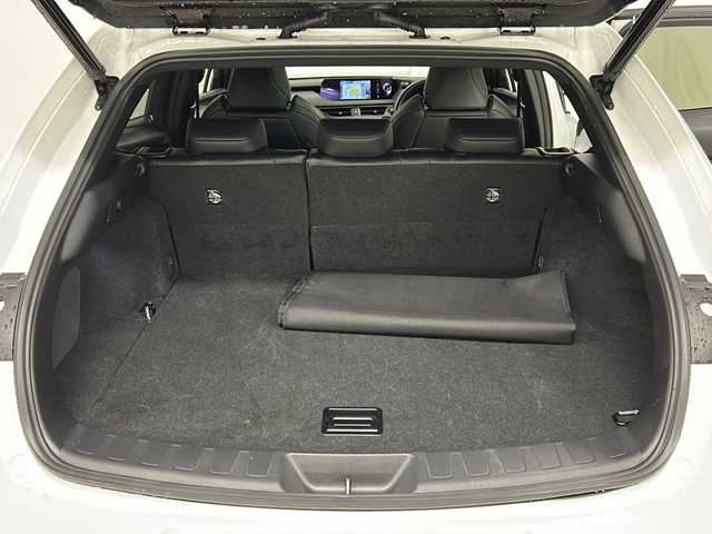 レクサス ＵＸ 250h Fスポーツ 熊本県 2019(平31)年 5万km ホワイトノーヴァガラスフレーク 禁煙車/ムーンルーフ/パノラミックビューモニター/Lexus Safety System＋/・プリクラッシュセーフティ/・レーントレーシングアシスト/・レーダークルーズコントロール/・オートハイビームアシスト/・ブラインドスポットモニター/・ヘッドアップディスプレイ/・クリアランスソナー/純正ナビ/・CD.DVD.SD.BT.USB/フルセグTV/黒本革シート/・前席パワーシート(シートメモリー付)/・前席シートヒーター/パワーバックドア/パドルシフト/ステアリングヒーター/ステアリングスイッチ/社外ドライブレコーダー（FR）/ビルトインETC2.0/LEDヘッドライト/LEDフォグランプ/電動パーキングブレーキ/オートホールド機能/純正18インチアルミホイール/純正フロアマット