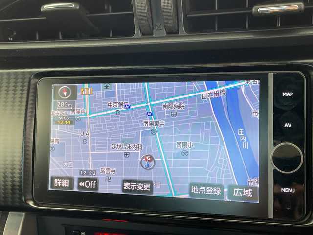 トヨタ ８６ GT リミテッド 愛知県 2012(平24)年 9.7万km シルバー 純正ナビ/シートヒーター/バックカメラ/コーナーセンサー/アルミホイール/LEDヘッドライト/パドルシフト/ETC/Bluetooth/スマートキー/プッシュスタート