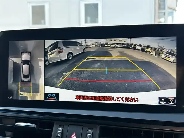 レクサス ＥＳ 300h Fスポーツ 福島県 2021(令3)年 1.2万km ホワイトノーヴァガラスフレーク ムーンルーフ/純正ナビ/(AM/FM/CD/DVD/SD/BT)/フルセグTV/Lexus Safety System＋/レーダークルーズコントロール/ヘッドアップディスプレイ/ブラインドスポットモニター/パノラミックビューモニター/パワーバックドア/前席パワーシート/前席シートヒーター/エアシート/ステアリングヒーター/LEDオートライト/ETC2.0/プッシュスタート/オレンジブレーキキャリパー