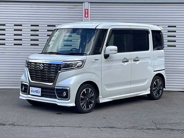 スズキ スペーシア カスタム HYBRID XS ターボ 道央・札幌 2020(令2)年 13万km ピュアホワイトP (株)IDOMが運営する【じしゃロン札幌店】の自社ローン専用車両になりますこちらは現金またはオートローンご利用価格です。自社ローンご希望の方は別途その旨お申し付けください。/メモリナビ/フルセグテレビ/バックカメラ/アイドリングストップ/クルーズコントロール/プッシュスタート/両側パワースライドドア/ETC/HID