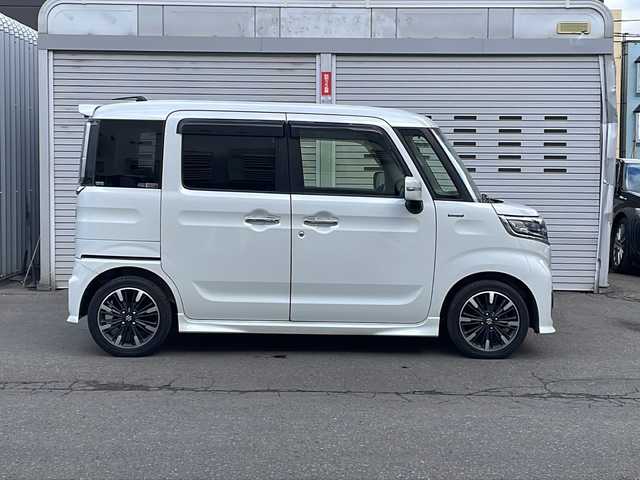 スズキ スペーシア カスタム HYBRID XS ターボ 道央・札幌 2020(令2)年 13万km ピュアホワイトP (株)IDOMが運営する【じしゃロン札幌店】の自社ローン専用車両になりますこちらは現金またはオートローンご利用価格です。自社ローンご希望の方は別途その旨お申し付けください。/メモリナビ/フルセグテレビ/バックカメラ/アイドリングストップ/クルーズコントロール/プッシュスタート/両側パワースライドドア/ETC/HID