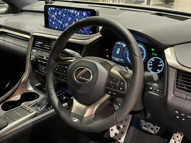 レクサス ＲＸ 450h Fスポーツ 道央・札幌 2020(令2)年 2.2万km ソニックチタニウム ワンオーナー/TRD21インチ鍛造AW/ムーンルーフ/マークレビンソンプレミアムサウンド/パノラミックビューモニター/AHS/ルーフレール/2列目シートヒーター/セカンドパワーシート/LexusSafetySystem＋/三眼フルLEDヘッドランプ/ヘッドアップディスプレイ/本革シート/シートヒーター/シートベンチレーション/ステアリングヒーター/純正メモリナビ/フルセグTV/CD/DVD/SD/USB/Bluetooth/パワーテールゲート