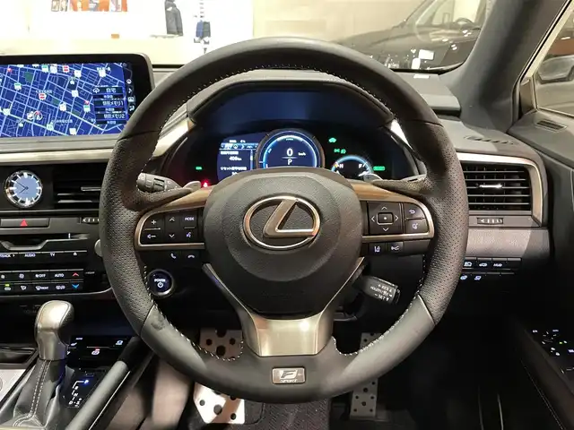 レクサス ＲＸ 450h Fスポーツ 道央・札幌 2020(令2)年 2.2万km ソニックチタニウム ワンオーナー/TRD21インチ鍛造AW/ムーンルーフ/マークレビンソンプレミアムサウンド/パノラミックビューモニター/AHS/ルーフレール/2列目シートヒーター/セカンドパワーシート/LexusSafetySystem＋/三眼フルLEDヘッドランプ/ヘッドアップディスプレイ/本革シート/シートヒーター/シートベンチレーション/ステアリングヒーター/純正メモリナビ/フルセグTV/CD/DVD/SD/USB/Bluetooth/パワーテールゲート